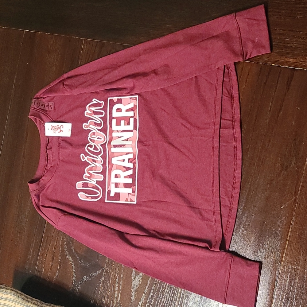 Thin long sleeve Justice shirt
